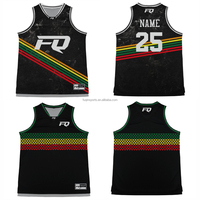 Camiseta de baloncesto Maori Rasta personalizada FQ, camiseta de baloncesto polinesia de Nueva Zelanda, uniforme de entrenamiento de baloncesto para hombres