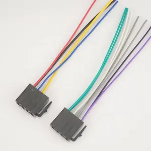 Biuriso — câble de connecteur d'adaptateur femelle, pour système stéréo de voiture, pour Mercedes, pour Audi, Vw, Toyota et Kia