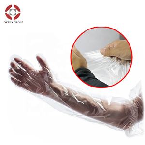 95cm Gants vétérinaire à manches longues, Gants d'obturation vétérinaire Gants de velours Par <span class=keywords><strong>100</strong></span> - Product Image 4