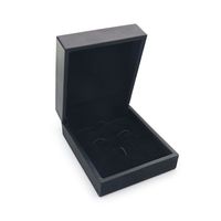Boutons de manchette personnalisés pour hommes, luxe, or, argent, boutons de manchette, pinces à cravate avec boîte cadeau