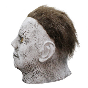 Michael Myers máscara <span class=keywords><strong>de</strong></span> látex película <span class=keywords><strong>de</strong></span> Horror Cosplay para hombres miedo <span class=keywords><strong>de</strong></span> <span class=keywords><strong>la</strong></span> mascarada <span class=keywords><strong>de</strong></span> Halloween <span class=keywords><strong>de</strong></span> <span class=keywords><strong>la</strong></span> máscara - Product Image 4