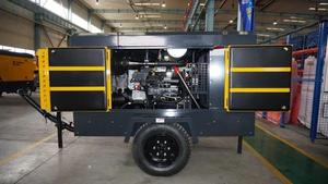 Máy nén khí DIESEL 10 bar 350cfm nghiền khoan giếng nước sâu hoặc móng cọc hoặc búa mỏ kỹ thuật - Product Image 3