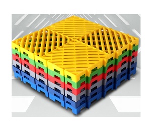 Dalles de sol modulaires en plastique PP pour garage, utilisables dans les aéroports et les gares ferroviaires - Product Image 2