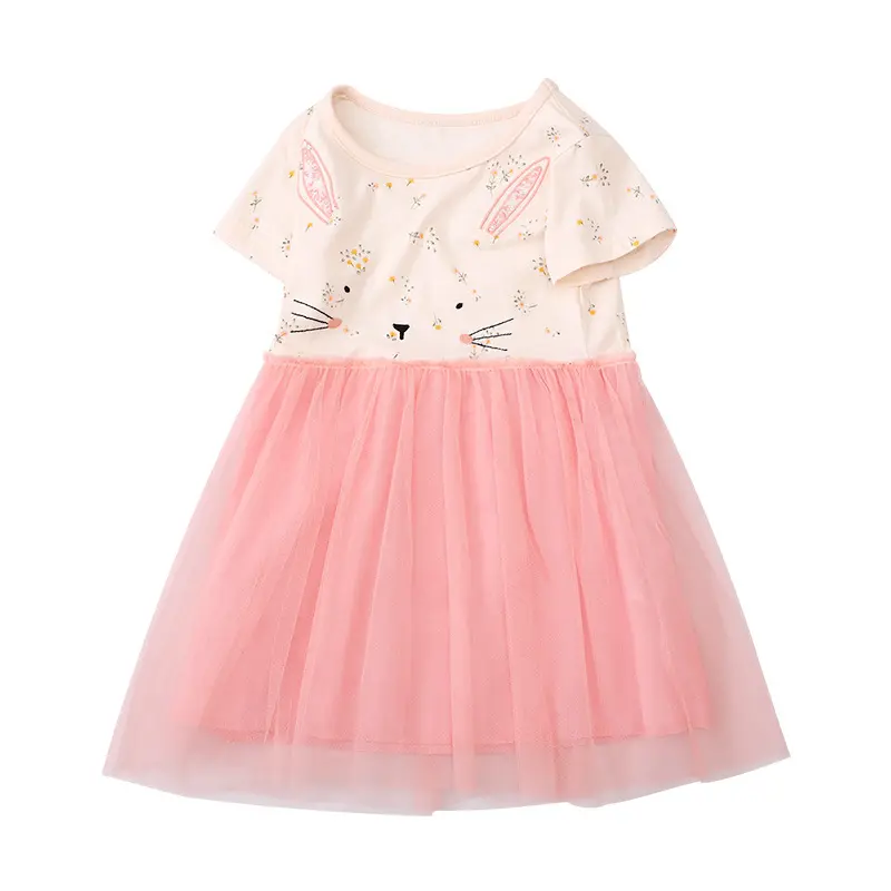 Top Fashion Baby Wholesale Kid Clothing Plaid Girl Wedding Princess Dress