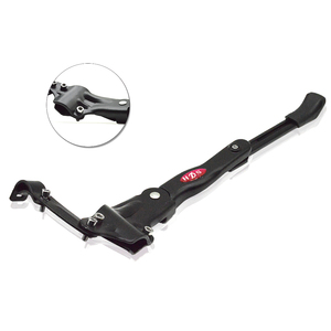 Béquille latérale de vélo Teraysun HS-Z003 réglable en alliage d'aluminium léger, universelle, antidérapante, noire, pour vélos de 24 à 26 pouces - Product Image 6