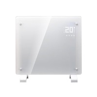 Radiateur électrique autonome intelligent avec panneau en verre et thermostat numérique, OEM ODM, pour la maison, l'hôtel, le bureau, vente en gros
