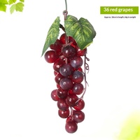 Simulatie Fruit Druivencluster Binnendecoratie Plafonddecoratie Zachte PVC Vorst Druiven Kunstfruit Model Rekwisieten