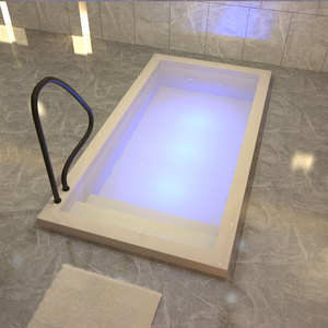 Fábrica personalizada todo en un proveedor de piscinas entretenimiento interior bañera de hielo fibra de vidrio nadar spa <span class=keywords><strong>gimnasio</strong></span> escuela caliente frío <span class=keywords><strong>Piscina</strong></span> de inmersión - Product Image 5