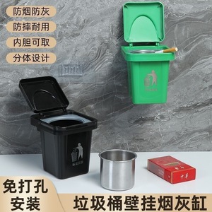 Black <b>Square</b> Trash Can With Lid For Living Room And Bathroom Use Recycle <b>Bin</b> Design - Product Image 4