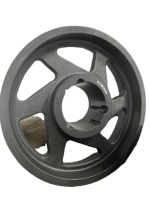 Pulley V-Belt Standar Amerika 8-18 Inci Laris Manis dengan 2-10 Alur, Dapat Disesuaikan OEM