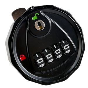 Serrure de casier double personnalisable, mot de passe et clé à 4 chiffres de qualité ANSI Grade1 pour casier de rangement de meubles de bureau à domicile - Product Image 1