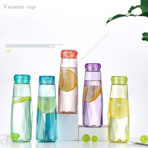 Bouteille d'eau portable en gros, promotionnelle, pour la randonnée, l'extérieur, chaude ou froide, mignonne, pour enfants, cadeau, sport, en verre - Product Image 1