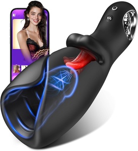 Masturbatore Maschile con Controllo APP AI, Vagina Artificiale Tascabile con 10 Modalità di Leccamento e Vibrazione, Vibratore per Pene, Giocattoli Sessuali per Adulti - Product Image 1