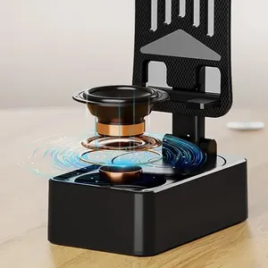 Support de télé<span class=keywords><strong>phone</strong></span> portable multifonctionnel portable, base antidérapante noire, support de télé<span class=keywords><strong>phone</strong></span>, haut-parleur sans fil à son surround, utilisation domestique - Product Image 6