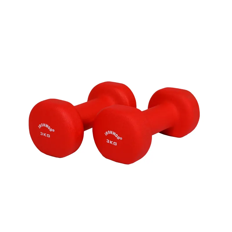 Groothandel Hoge Kwaliteit Fabriek Prijs Custom Logo Kleurrijke Oefening Training Draagbare Dumbbell Set