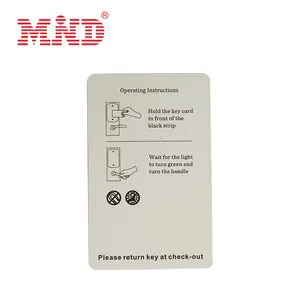 Custom Design MIFARE Ultralight EV1 Rfid Access Control Hotel Room Key Card