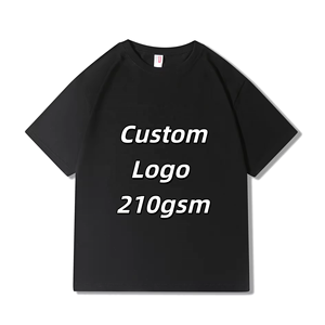 Camiseta de Manga Corta Personalizada con Logotipo, 210 g/m², 100 % Algodón, Lisa, Informal, para Hombre, ODM, OEM, Venta al por Mayor - Product Image 1