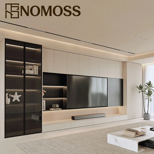 Best Seller Wall Mounted <strong>Wood</strong> Minimalist White and <strong>Tv</strong> <strong>Cabinet</strong> Modern Luxury Custom <strong>Tv</strong> <strong>Cabinets</strong> for Home - Product Image 2