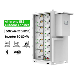 Sistema de Almacenamiento de Energía Solar Todo en Uno para Exteriores con Batería LiFePO4 - ESS Solar Escalable de 50kWh a 250kWh para Conexión a Red - Product Image 1