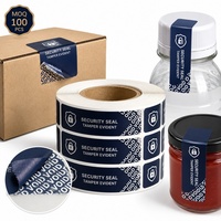 Étiquettes de sécurité anti-effraction personnalisées, autocollants holographiques étanches VOID pour boîtes, bouteilles, pots, impression de logo personnalisée