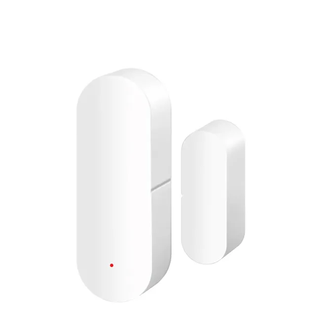 2025 Tuya Wifi Intelligent Window Detector Door Security Smart Contact Sensor Alexa Google Home Automation Compatible for Home