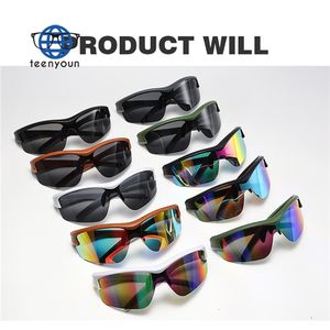 نظارات شمس للرجال من Teenyoun تصل إلى الرياضة Y2k حول النظارات الشمسية Uv400 ظلال آمنة للرجال نظارات شمسية لركوب الدراجات بالجملة - Product Image 6