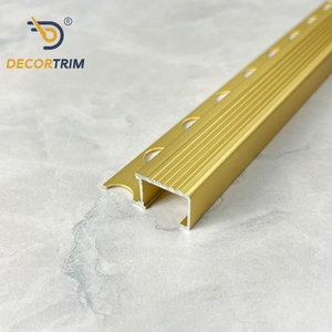 DECORTRIM OEM/ODM diseño moderno aleación de aluminio Flexible antideslizante resistente al agua duradero Borde de <span class=keywords><strong>escalera</strong></span> <span class=keywords><strong>protector</strong></span> de nariz - Product Image 3