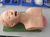 Simulador Electrónico de Intubación Traqueal con Dientes Comprimidos y Alarma, Modelo de Maniquí para Entrenamiento Médico