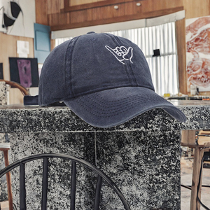 Casquette de baseball en coton lavé vintage de qualité supérieure – Casquette unisexe personnalisée brodée à 6 panneaux style Dad Hat - Product Image 3