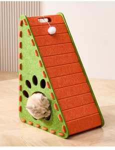 Rascador para Gatos Triangular de Fieltro Ecológico y Económico, Juguete para Gatos Vertical y Duradero - Product Image 6