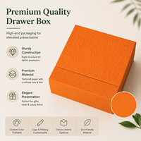 Boîte cadeau coulissante personnalisée en carton avec insert en mousse EVA pour bijoux, montres, cosmétiques et emballages de produits haut de gamme