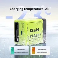 Chargeur de téléphone multifonction à double port Type-C avec logo personnalisé, GaN 120W, chargeur rapide US avec câble rétractable pour tous les téléphones