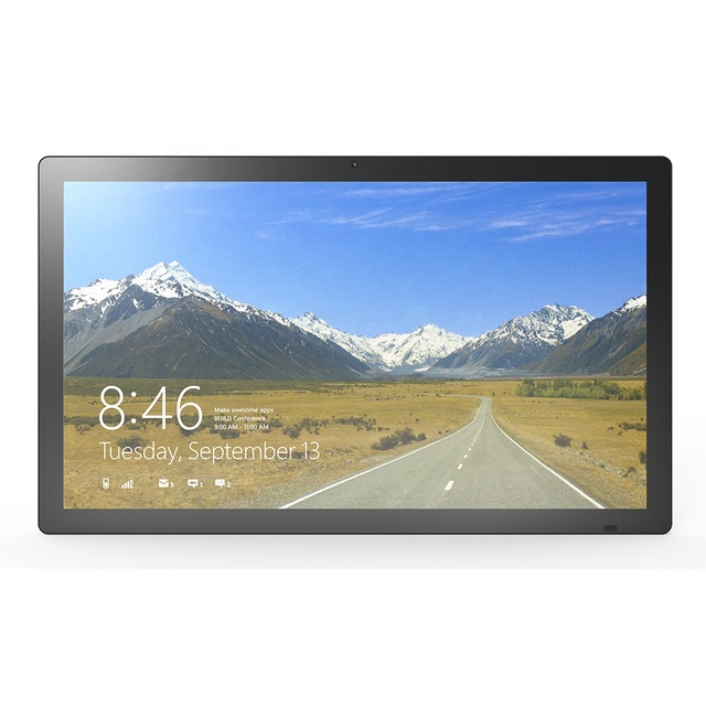 Custom 27 Inch 4K Wall Mount Industrial Monitor DP HDMI 250 Nits IP65 Front