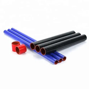Toptan Siyah Mavi Kırmızı Otomobil Isıya Dayanıklı 1 Metre Uzun Düz Radyatör Borusu Silikon Hortum - Product Image 2