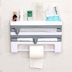 Offre Spéciale 3 en 1 <span class=keywords><strong>Alimentaire</strong></span> Wrap Distributeur Cutter Feuille Cling <span class=keywords><strong>Film</strong></span> Multifonction Wrap Distributeur En Plastique Sharp Wrap Distributeur Cutter - Product Image 6