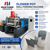 Machine automatique de formage de pots à fleurs, machine de fabrication de jardinières métalliques, ligne de production de pots en acier de haute précision