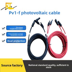 Cho TUV Chất lượng cao Twin Core 4 mét PVC DC cáp năng lượng mặt trời 6 mét lõi kép dây 10awg 12AWG đóng hộp dây dẫn đồng công nghiệp - Product Image 4