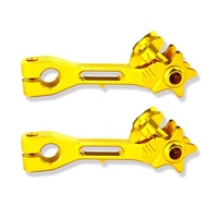 Repose-pieds en aluminium moulé sous pression WJH pour moto, pièces moulées pour moto et véhicules
