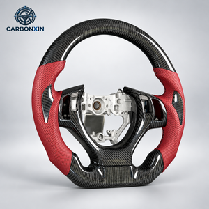 Volante Deportivo Personalizado de 3 Radios y 40 mm con Empuñadura de Fibra de Carbono y Cuero para Lexus ES/NX10 2014-2022 (Sin Airbag) - Product Image 2