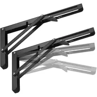 Heavy Duty Stainless Steel Folding Shelf Brackets