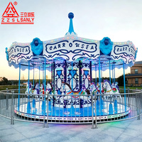 Nouveau design, prix d'usine, manège éducatif pour enfants et adultes, parc d'attractions extérieur, carrousel à vendre