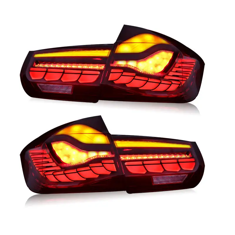 Wholesale Dragon scale Style Led Rear Lamp 2013-2019 M3 320 325i Tail Light Lamp with Sequential Indicator For BMW F30 F80