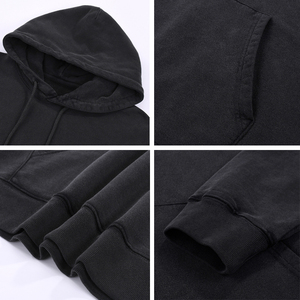 Vintage français éponge 100% coton surdimensionné lourd respirant écologique soleil fané hiver printemps personnalisé blanc acide - Product Image 4