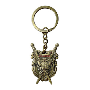 Llavero Personalizable de Aleación de Zinc con Escudo Medieval de <span class=keywords><strong>Toledo</strong></span> <span class=keywords><strong>en</strong></span> Bronce Antiguo, Impresión Serigráfica, Recuerdo Vintage - Product Image 4