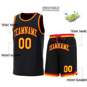 Maillot d'entraînement de basketball professionnel pour hommes 2526 respirant 100 % fibre de bambou séchage rapide imprimé numérique personnalisé avec nom d'équipe - Product Image 2