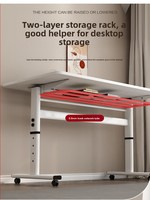 Bureau d'ordinateur réglable, bureau d'étude pliable, bureau d'écriture pour étudiants, table d'apprentissage pour enfants à usage domestique, poste de travail de bureau
