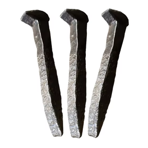 Pointes de rail Fixations de voie robustes Pointes de chemin de fer en acier robuste pour une fixation sûre de la voie et du dormeur - Product Image 1