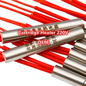 12V 24V 220V High Temperature Stainless Steel Industrial Electric Rod Cartridge Resistance Heater