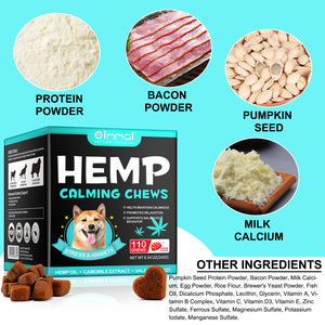 Friandises calmantes au goût de bacon pour chiens, aux extraits végétaux naturels, pour les feux d'artifice, les tempêtes, les grondements et la séparation - Product Image 3