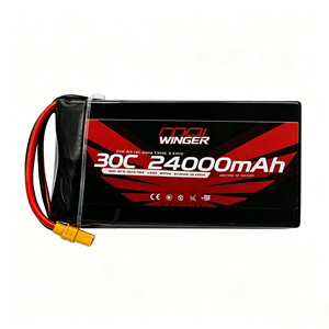 แบตเตอรี่ลิเธียมไอออนแบบ Pouch LCO LIVH ความจุ 24000mAh 554.4Wh 30C 6S2P 23.1V สำหรับโดรน FPV แบตเตอรี่แบบชาร์จได้ประสิทธิภาพสูง - Product Image 1